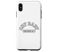 Cry Baby Design, Tantrum 24:7 Drama Queen Retro Varsity Case for iPhone XS Max