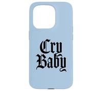 CRY BABY Old English Design Case for iPhone 15 Pro