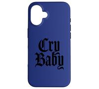 CRY BABY Old English Design Case for iPhone 16