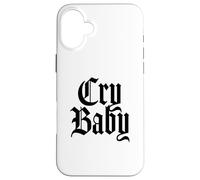 CRY BABY Old English Design Case for iPhone 16 Plus