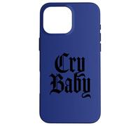 CRY BABY Old English Design Case for iPhone 16 Pro Max