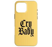 CRY BABY Old English Design Case for iPhone 16 Pro Max