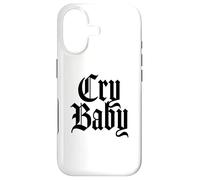 CRY BABY Old English Design Case for iPhone 17