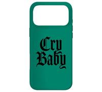 CRY BABY Old English Design Case for iPhone 17 Pro Max