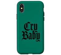 CRY BABY Old English Design Case for iPhone X/XS