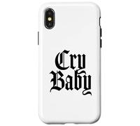 CRY BABY Old English Design Case for iPhone X/XS