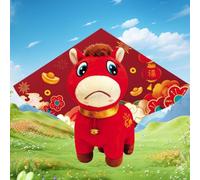 Cry Cry Horse Kite, Easy to Fly Large Single Beach Kite, Sad Horse Triangular Kites with 100m Line, Complete Kites with Handle, Perfect for Beginners