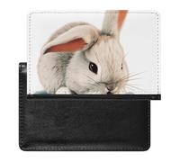 Cry Rabbit Passport Holder & Travel Wallet Passport Cover Protector Essentials with Credit Card Slots