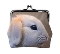 cry Rabbit Print Lightweight Women Coin Purse Exquisite Waterproof Small Pouch for Coins Cards