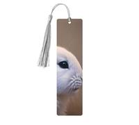 Cry Rabbit Print Wooden Bookmarks Beautiful Notebook Accessories for Men Women Book Lovers
