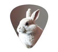cry white rabbit print Guitar Picks 12 Pack Assorted Thickness for Guitar,ukulele,0.46/0.71/0.96mm