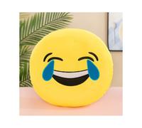 (Cry with laughter, 30cm hand warmer) Funny Spoof Emoji Plush Pillow With Hand Pocket Warm Hand Cushion Novelty Stuffed Doll Home Decor Gift