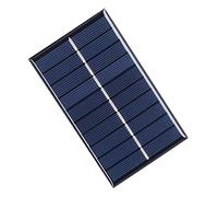 Cryfokt 1.2W Polycrystalline Silicon Solar Panel with High Efficiency for Outdoor Breeding, Lightweight 5V Solar Charging Board Size 117 X 68mm