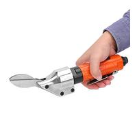 Cryfokt 1/4in Air Shears, 22000rmp Pneumatic Metal Shear Cutter and Scissor, Steel Straight Blade Scissors, Industrial Air Cutter for Automobile Maintenance, Hardware Processing