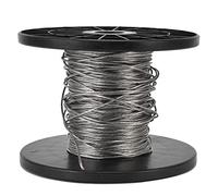 Cryfokt 100m Electronic Fence Wire High Voltage Aluminum Magnesium Alloy for Dog Containment System 1.8mm Diameter Flexibility