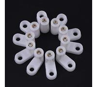 Cryfokt 100pcs 2cm L Type PCB Mounting Feet with Screw for Gaming Board - Value Pack for Board Enthusiasts, Material