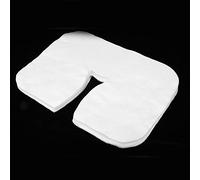 Cryfokt 100pcs Disposable Pillow Cover Soft Absorbent Fabric for Spa and Massage Rooms 35 X 28cm