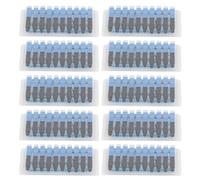 Cryfokt 100Pcs Fiber Optic Connector Kit Fast Cold Adapter Telecommunication Grade Low Insertion Loss for Easy Connections and Cold Environments