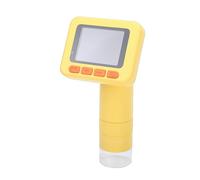 Cryfokt 1080p Kids Microscope, 50-1000X Digital Microscope with 2 Inch IPS Screen, 32GB Storage Card, 2 Hour Battery Life, Toddler Camera Toys for Science Kit Birthday (W2 Yellow Without MicroSD Card)