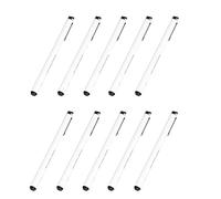 Cryfokt 10Pcs Durable Black Ink Fineliner Pens Fade Resistant Smooth Micro Pens for Office Writing for Students