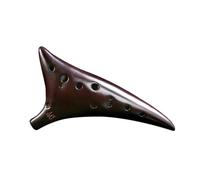 Cryfokt 12 Holes Warped-tail Ceramic Ocarina Beautiful Sound Easy to Learn for Music Lover and Learner (#2)