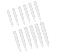 Cryfokt 120PCS Full Cover Stiletto Artificial Nails for Nail Art DIY Salon, Extra Long False Nail Tips for Extension, UV Gel, and Art Practice, 10 Different Sizes, Suitable for Schools (Self Color)