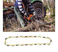 Cryfokt 12inch Electric Saw Chain for Replacement, Sturdy Steel Construction with 45 Drive Links for Powerful Cutting Performance, Flexible and Easy to Use