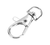 Cryfokt 12pcs/pack Lobster Buckle, Claw Trigger Snap Hook, 1.4x0.6x0.2in for Birds, Pet Store, Bird Cage