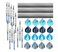 Cryfokt 12Pcs Safety Soft Dart Set Stylish Heavier Darts for Beginners in