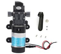 Cryfokt 12V/24V 120W Electric Water Pump, 10L per Min High Pressure Diaphragm Pump with Over Current Protection, for Garden WateringPesticide Spraying Filling Machines (24V 3210YD-24-120FS)