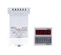 Cryfokt 12V/24V/380V Delay Time Relay Timer with Clear LED Display for Automatic Control Applications, Durable ABS Material (12VAC/DC)