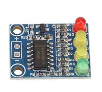 Cryfokt 12V Battery Indicator Module, Accurate Power Capacity Display, 4 Digits LED Light for Batteries, Durable and Long-Lasting 22.2mm Size