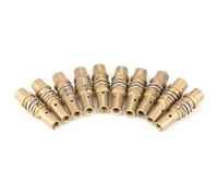 Cryfokt 15AK Tip Holders 10pcs Set for Welding Torch Durable Brass Material Consumable Accessories