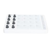 Cryfokt 16 RGB Drum Pad MIDI Controller with 8 Rotating Knobs for Music Creation in Home or On-the-Go