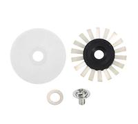 Cryfokt 16pcs Durable Round Brush Cover Washer Screw Set for Silver Reed Knitting Machines - Must-Have Accessories for SK280 SK840 SK580 - Materials