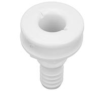 Cryfokt 1in Thru Hull Connector Straight Impact Resistant for Boats Marines, Precision Manufactured ABS Fitting, Easy Replacement for Hose Connection (White)