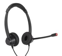 Cryfokt 2.5mm Business Headset with Long Lasting Comfort for Customer Service - Office Headset for Conference Calling, Soft Ear Pads