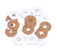 Cryfokt 20 Pcs Guitar Pick Grip Non Slip Cork Handle for Precise Control and Stability During Performances