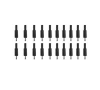 Cryfokt 20PCS 3.5mm X 1.35mm Power Connector Plug Jack Ultra-Light Reliable Adapter for Home Appliances Plastic Black