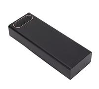 Cryfokt 22.5W Power Bank Case with LCD Display for Charging on the Go, Detachable Battery Box for Mobile Devices, 20x18650 Compatible (Black)