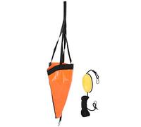 Cryfokt 24in Portable Boat Float Set Heavy-Duty Accessory for Wind Stabilization Suitable for Kayaks Fishing Boats PVC Orange (Orange)