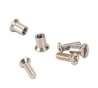 Cryfokt 24Pcs NAB Hub Take Up Reel Screw Set for 10.5 Inch X 1/4 Inch NAB Hub Reels Hardware Screw Set for RMGI