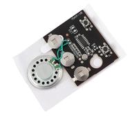 Cryfokt 27S Recordable Voice Module Sound Chip for DIY Gifts and Greeting Cards with Button Battery, Photosensitive Control for Lovers and Families (Button version)