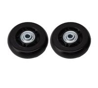 Cryfokt 2pcs Effortless Sliding Easy Installation Suitcase Wheel Repair Kits for Wearproof Luggage Wheels Replacement for Convenient Travel (70x24mm / 2.8x0.9in)