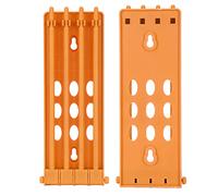 Cryfokt 2pcs Pigeons Foot Ring Holder Durable Plastic Bands Rack for Easy Placement of Parrots Ducks Chickens 6mm (Yellow)