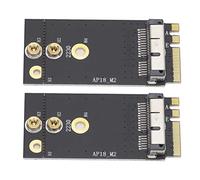 Cryfokt 2Pcs Wireless Network Adapter for OS X to NGFF, Stable Structure Card for Multiple BCM94360 Models, 4mm Thick