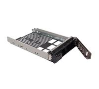 Cryfokt 3.5in Universal Sturdy Hard Drive Tray Box for R730 R820 R920, More Stable Hard Disk Tray Caddy for Server Data Protection, Metal ABS Material, Silver Black, 1 X 4 X Screw for Installation