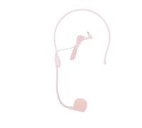 Cryfokt 3.5mm Wired Headset Microphone Noise Cancelling with Flexible Design for Classroom and Use Lightweight and Comfortable (Pink)