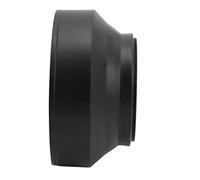 Cryfokt 3 in 1 Lens Hood for Camera, Screw Connection Method, Prevent Fingers From Touching the Lens Surface, for Telephoto, Comfortable Carrying, Rubber + Metal Material (72mm)