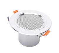 Cryfokt 3 Inch Ceiling Speaker, 10-12W Round Ceiling Speaker with Spring Clip, Clear Sound Quality, Dust Proof Design, Versatile for Home, Theater, Commercial